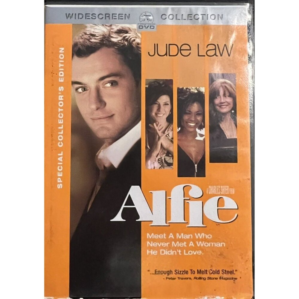 Alfie (DVD, 2004) Widescreen Special Collector's Edition Jude Law Drama